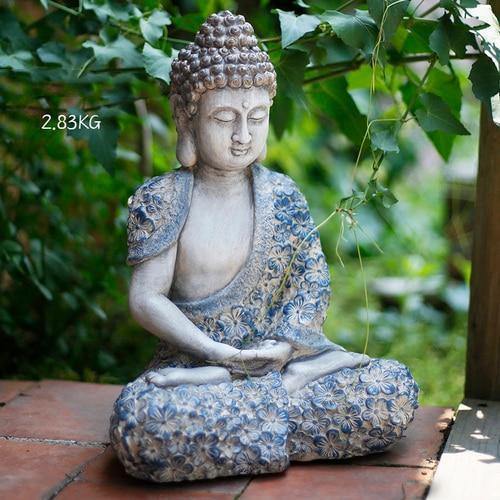 Cement Buddha Garden Statues - TRVCWOW
