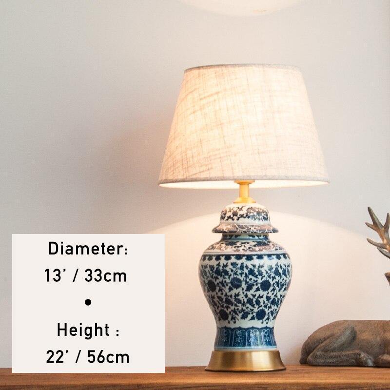 Chinese Ginger Jar Table Lamps - TRVCWOW