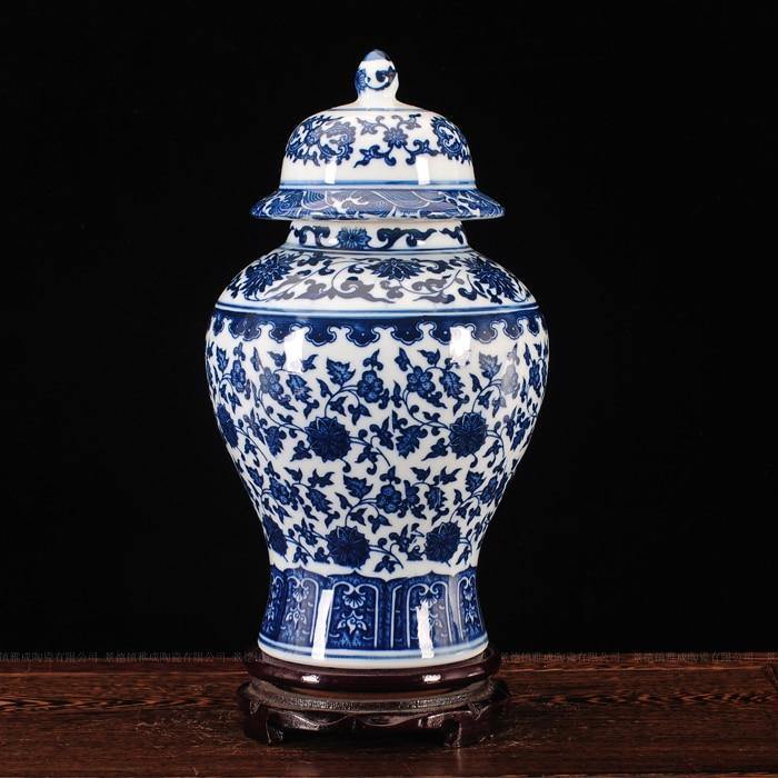 Blue Chinese Vase - TRVCWOW
