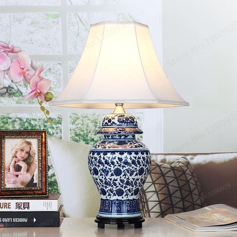 Blue And White Chinese Lamps - TRVCWOW