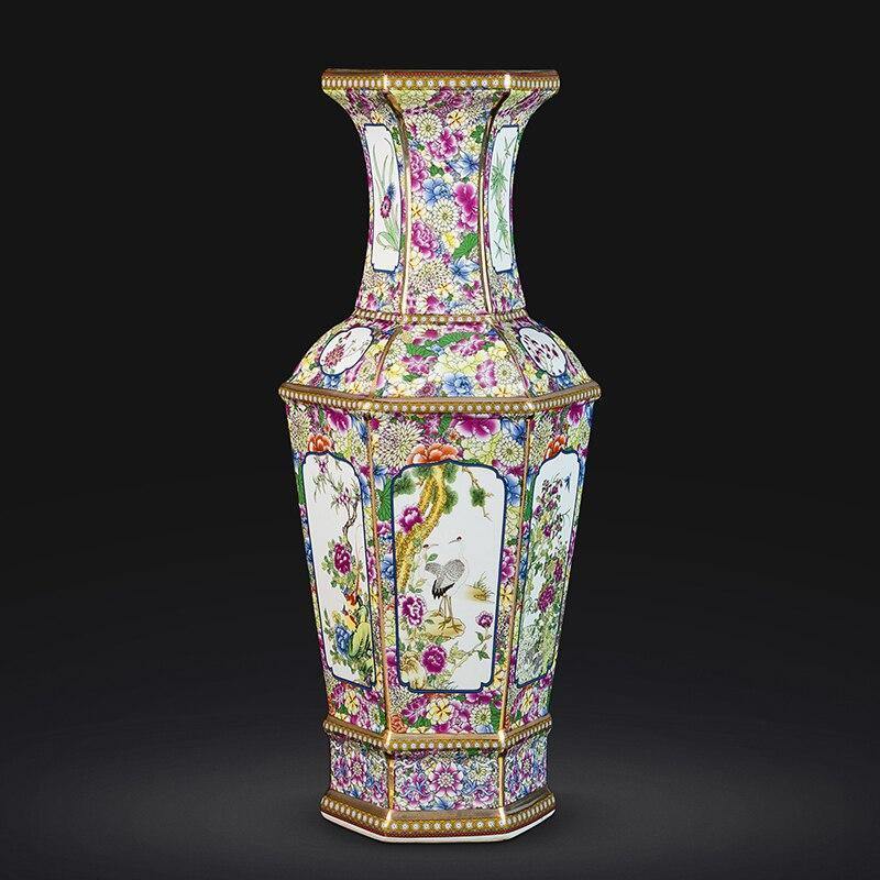 Large Floor Standing Chinese Vase - TRVCWOW