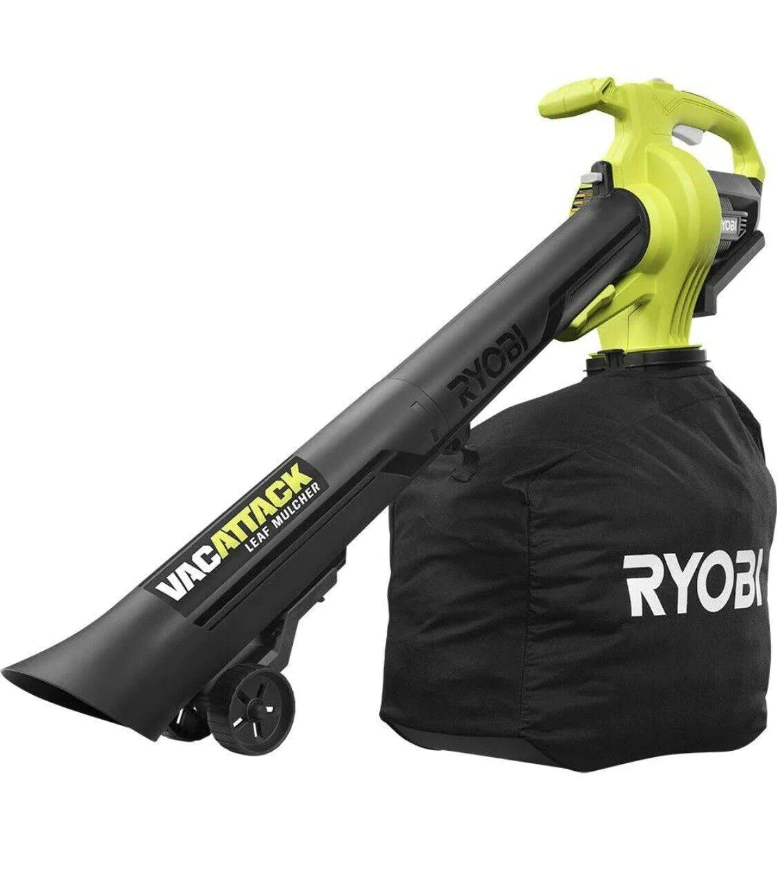 Ryobi 40-Volt Lithium-Ion Cordless Battery Leaf Vacuum/Mulcher (Tool Only) - MadeInUSA