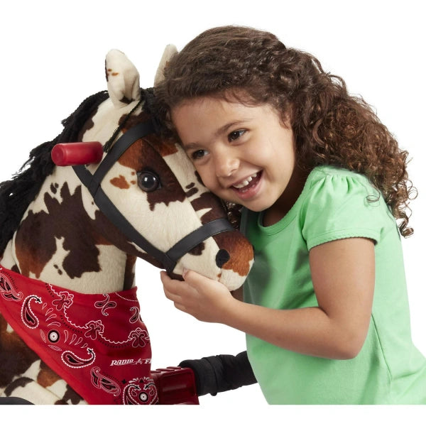 Radio Flyer, Freckles Interactive Spring Horse, Rideon for Kids - MadeInUSA