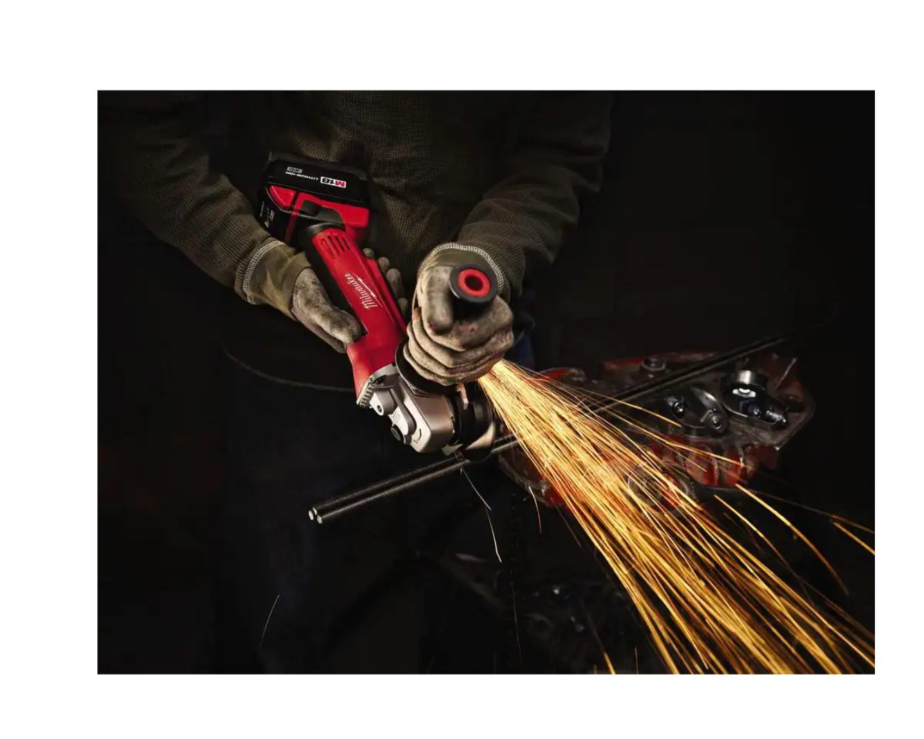 Milwaukee 268020 M18 18V LithiumIon Cordless 412 in. CutOffGrinder ToolOnly - MadeInUSA