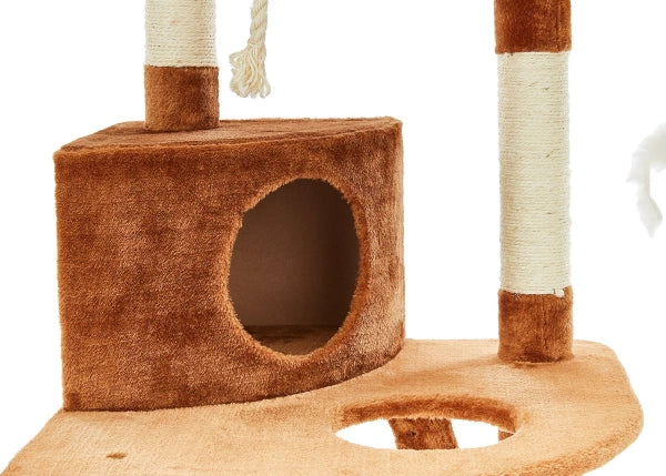 Go Pet Club 48in Classic Sisal Posts Cat Tree Condo - MadeInUSA