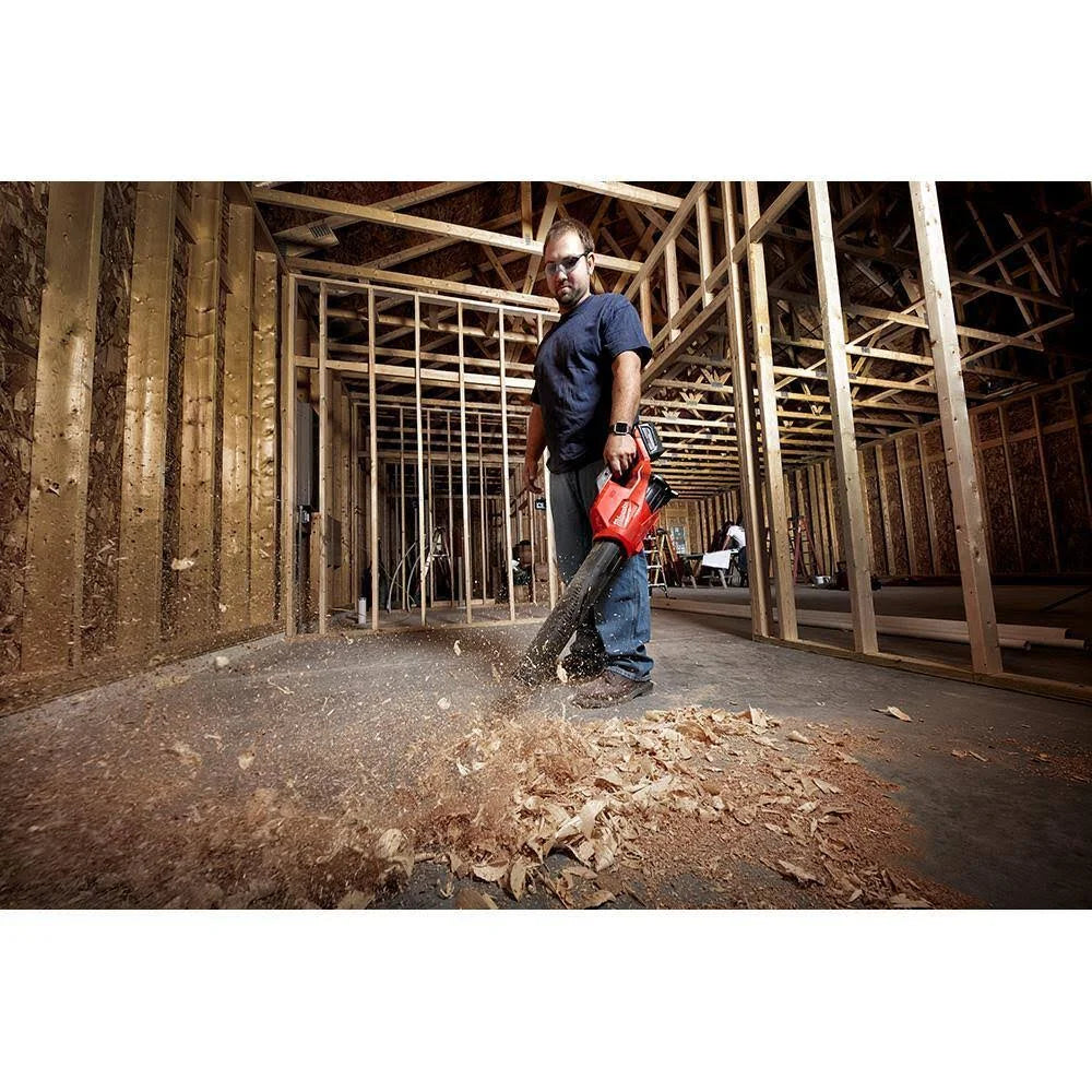 Milwaukee 2724-20-48-73-2005 M18 Fuel 120 MPH 450 CFM 18-Volt Lithium-Ion Brushless Cordless Handheld Blower with Tinted Safety Glasses (Tool-Only) - MadeInUSA