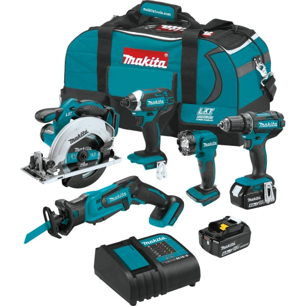 18V LXT LithiumIon Cordless 5Tool Combo Kit 4.0 Ah - MadeInUSA