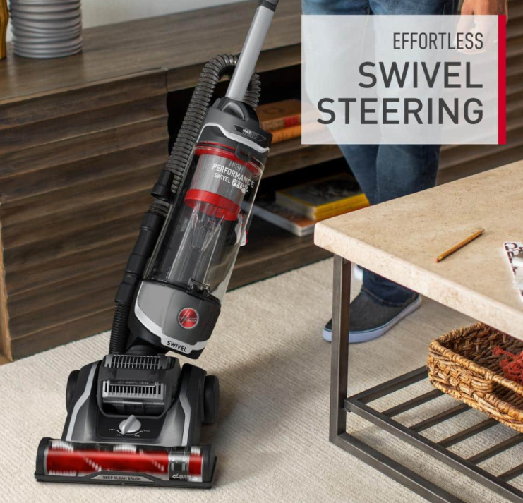 HOOVER MAXLife HighPerformance Swivel Pet Bagless Upright Vacuum Cleaner - MadeInUSA
