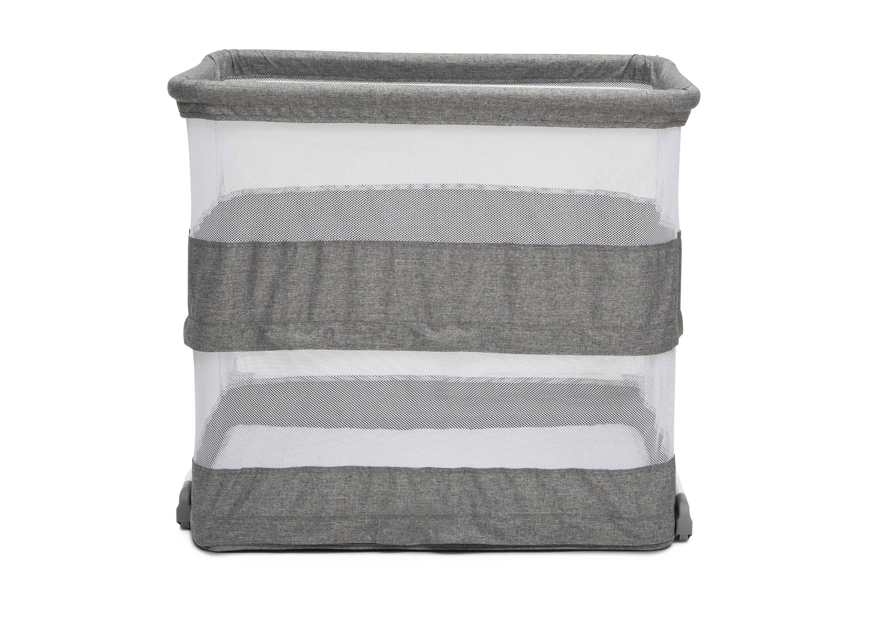 Simmons Kids Room2Grow Newborn Bassinet to Infant Sleeper Grey Tweed - MadeInUSA