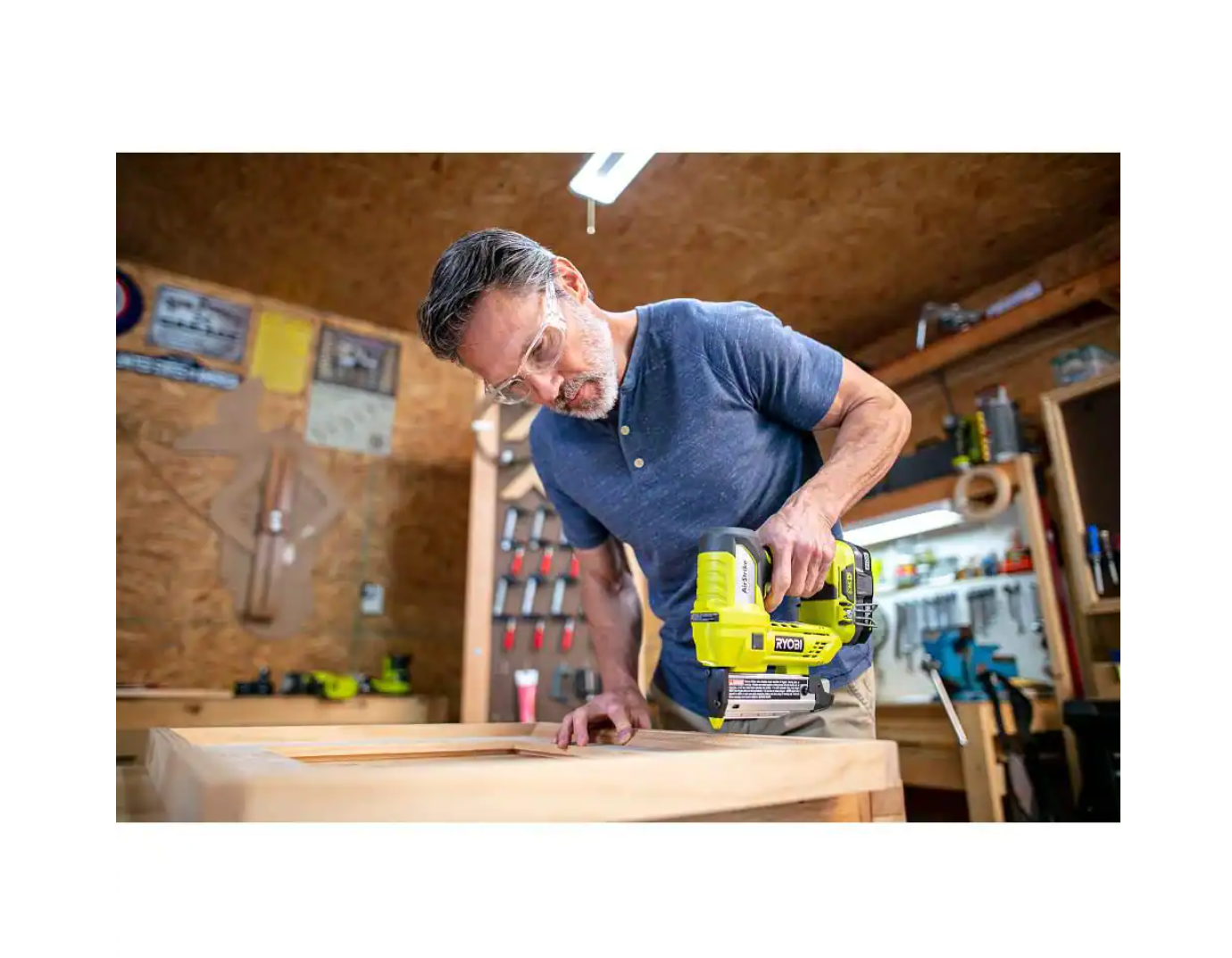 RYOBI P320P318 ONE 18V Cordless 2Tool Combo Kit with 18Gauge Brad Nailer and 23Gauge 138 in. Headless Pin Nailer Tools Only - MadeInUSA