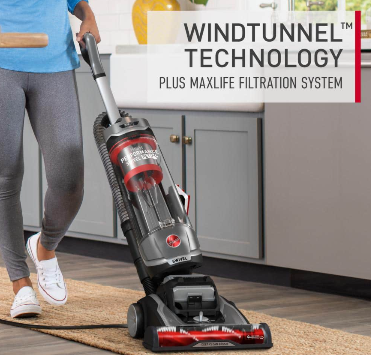 HOOVER MAXLife HighPerformance Swivel Pet Bagless Upright Vacuum Cleaner - MadeInUSA