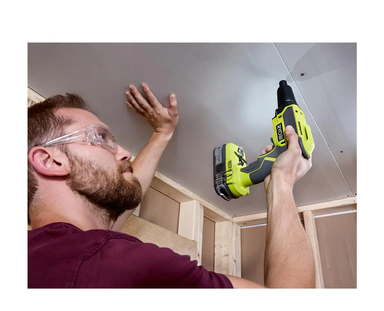 RYOBI P225 ONE 18V Cordless Brushless Drywall Screw Gun Tool Only - MadeInUSA