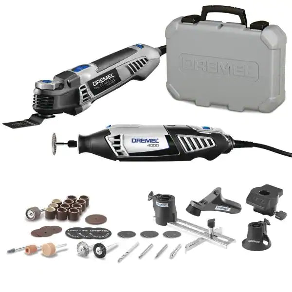 Dremel MultiMax 5Amp Variable Speed Corded Oscillating MultiTool Kit4000 Series - MadeInUSA