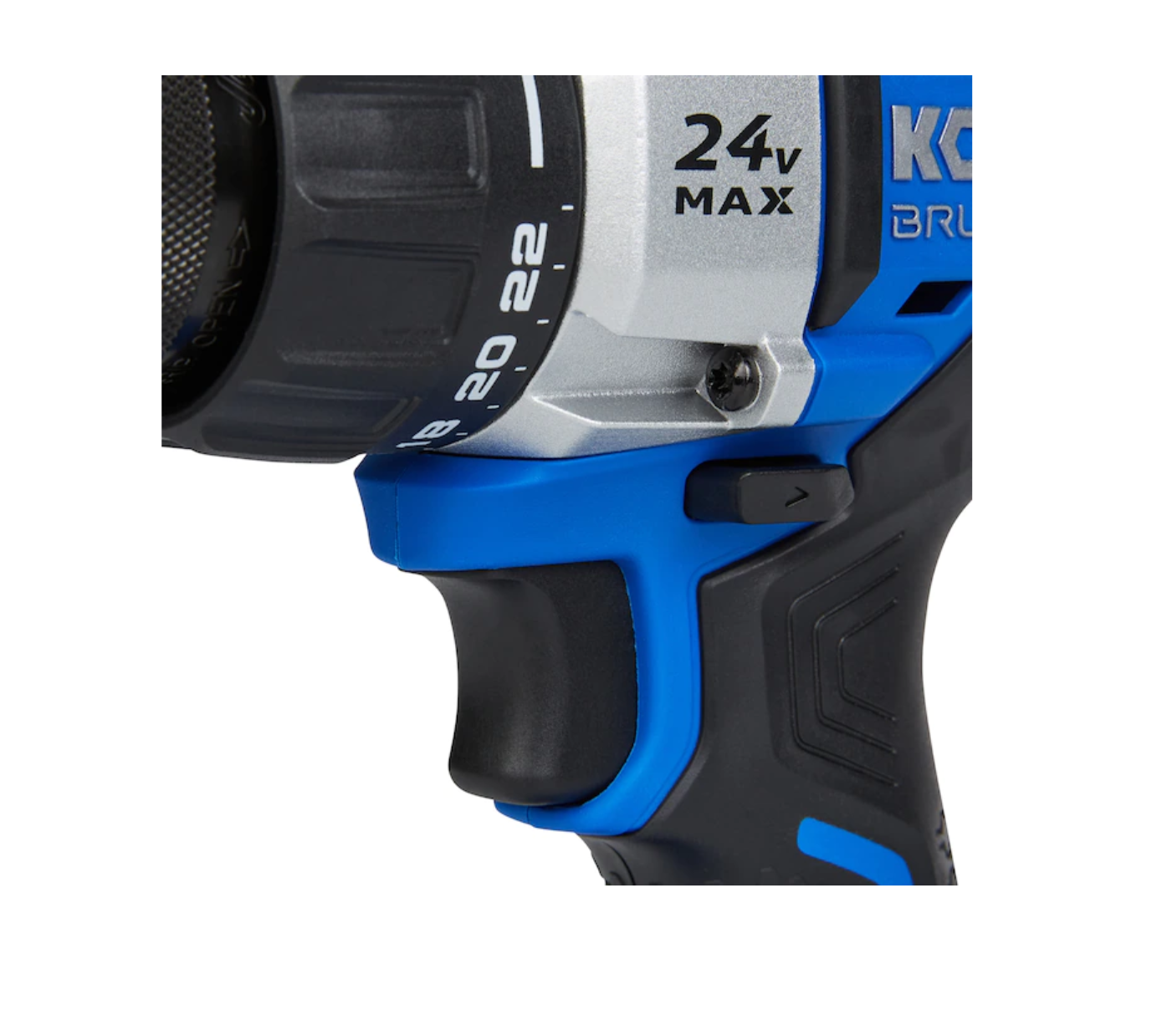 Kobalt KLC 4024A03 4Tool 24Volt Max Brushless Power Tool Combo Kit with Soft Case 1Battery Included and Charger Included - MadeInUSA