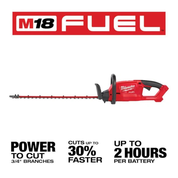 Milwaukee 282821272420272620 M18 18 V Lithium Ion Brushless Cordless String Trimmer, M18 FUEL Blower and M18 FUEL Hedge Trimmer 6.0Ah Kit 3 Tool - MadeInUSA