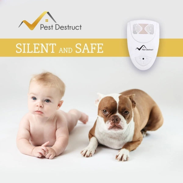 Ultrasonic Bed Bug Repeller 100 Safe for Children and Pets Quickly Eliminate Pests - MadeInUSA