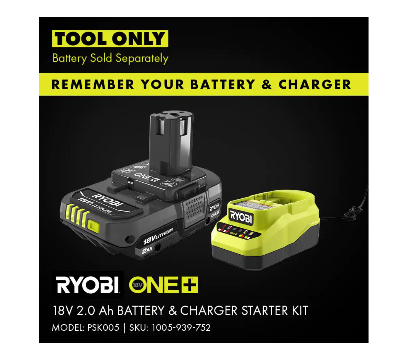 RYOBI P320P318 ONE 18V Cordless 2Tool Combo Kit with 18Gauge Brad Nailer and 23Gauge 138 in. Headless Pin Nailer Tools Only - MadeInUSA