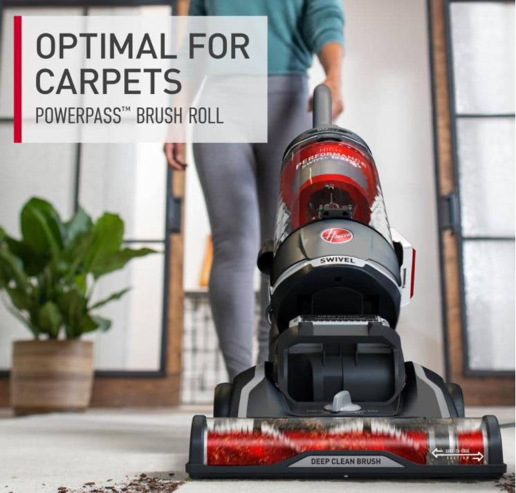 HOOVER MAXLife HighPerformance Swivel Pet Bagless Upright Vacuum Cleaner - MadeInUSA