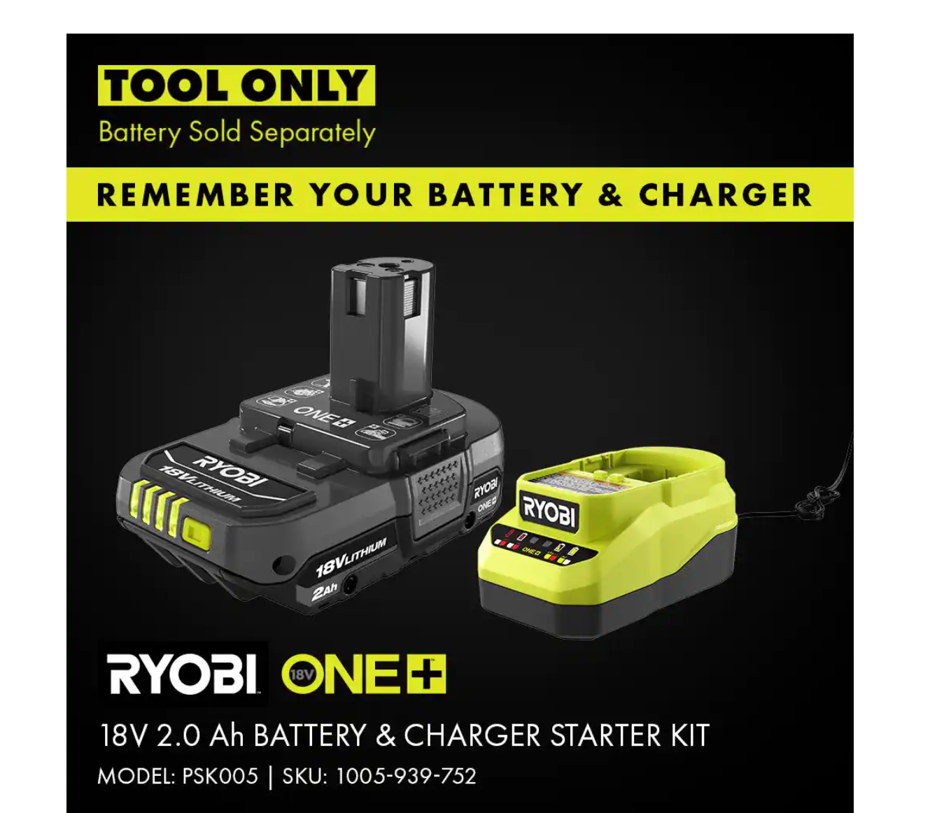 RYOBI P225 ONE 18V Cordless Brushless Drywall Screw Gun Tool Only - MadeInUSA