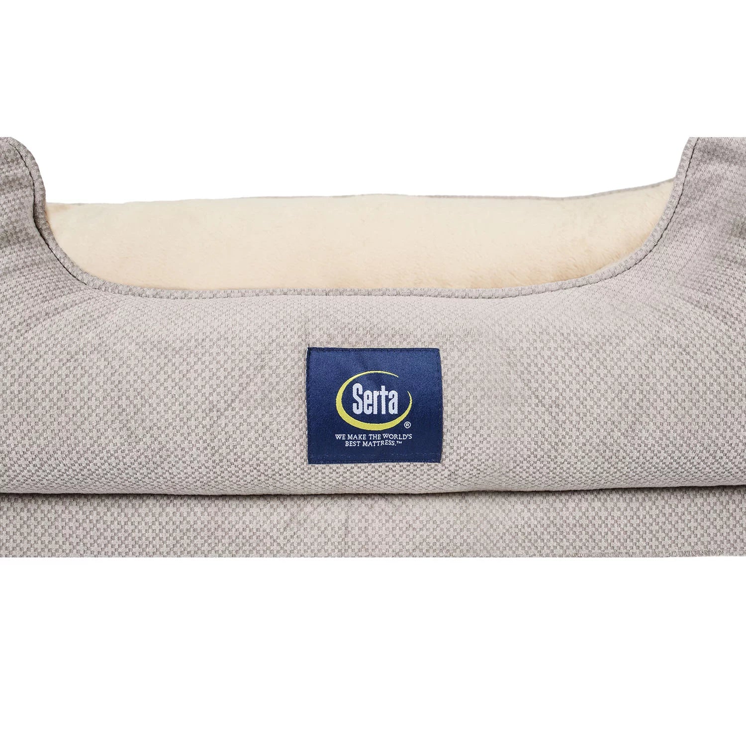 Serta Perfect Sleeper Orthopedic Cuddler Pet Bed, 34x 24Gray - MadeInUSA