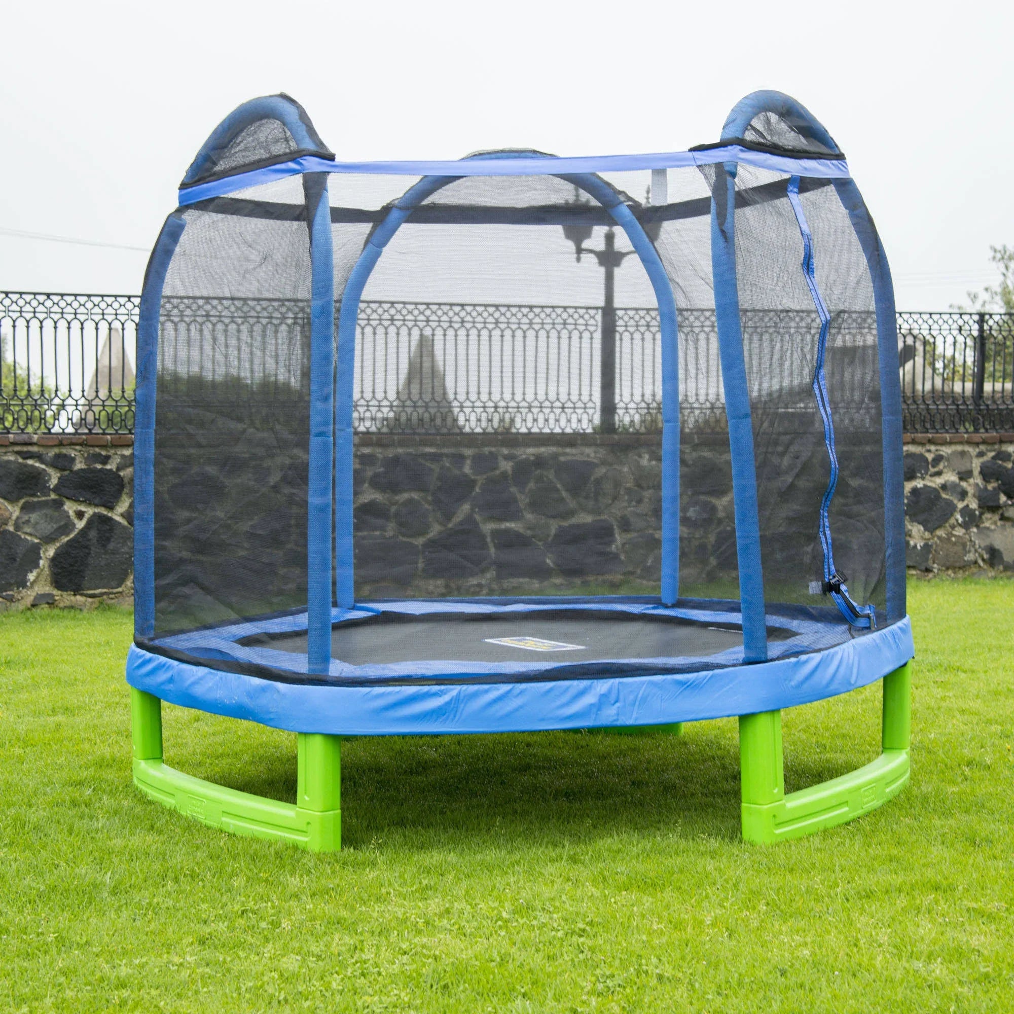 Bounce Pro 7' My First Trampoline Hexagon (Ages 3-10) for Kids - MadeInUSA