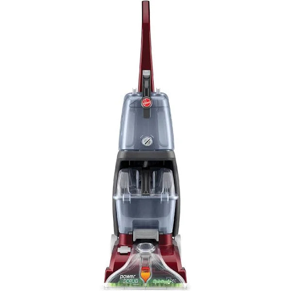 Hoover Power Scrub Deluxe Carpet Upright Deep Cleaner - Red - MadeInUSA