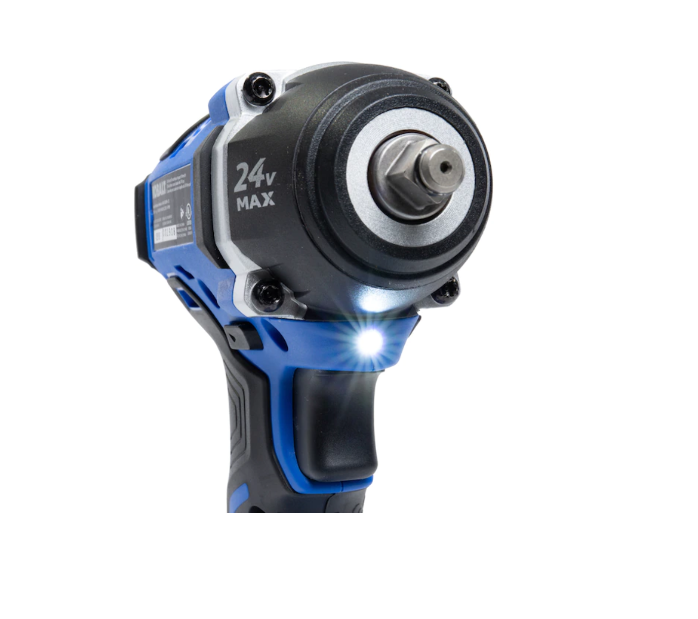 Kobalt KIW 3824B03 BrushlessAmp 24volt Max Variable Speed Brushless 38in Drive Cordless Impact Wrench Tool only - MadeInUSA