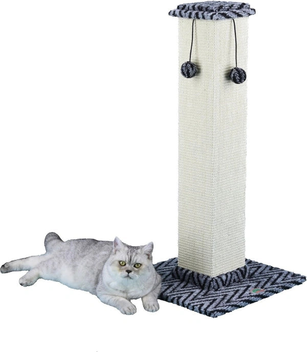 Go Pet Club 35in Cat Scratching Post Gray - MadeInUSA