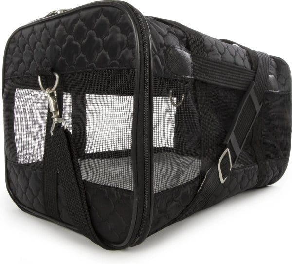 Sherpa Original Deluxe Lattice Print AirlineApproved Pet Carrier Bag, Large - MadeInUSA