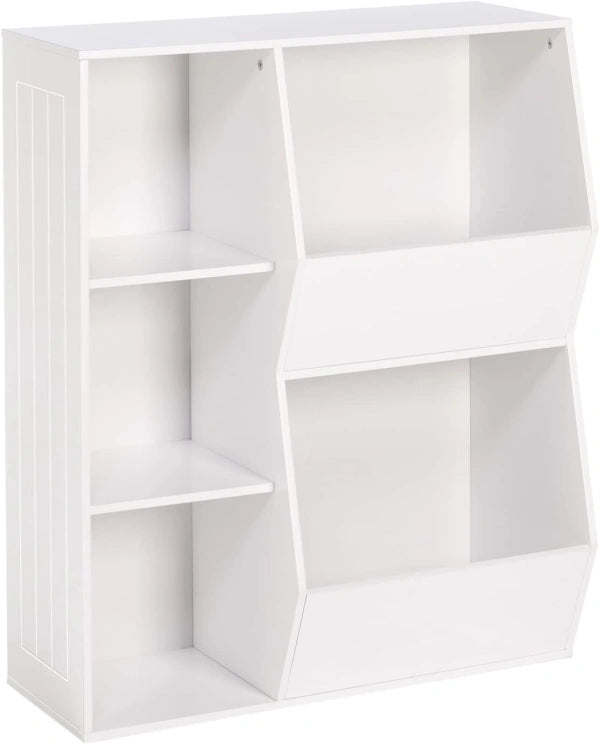 RiverRidge White Composite Kids Bookcase 30.13in W x 36.69in H x 13.75in D - MadeInUSA