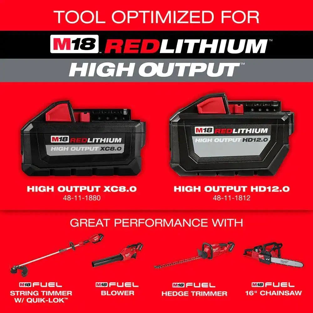 Milwaukee 2724-20-48-73-2005 M18 Fuel 120 MPH 450 CFM 18-Volt Lithium-Ion Brushless Cordless Handheld Blower with Tinted Safety Glasses (Tool-Only) - MadeInUSA