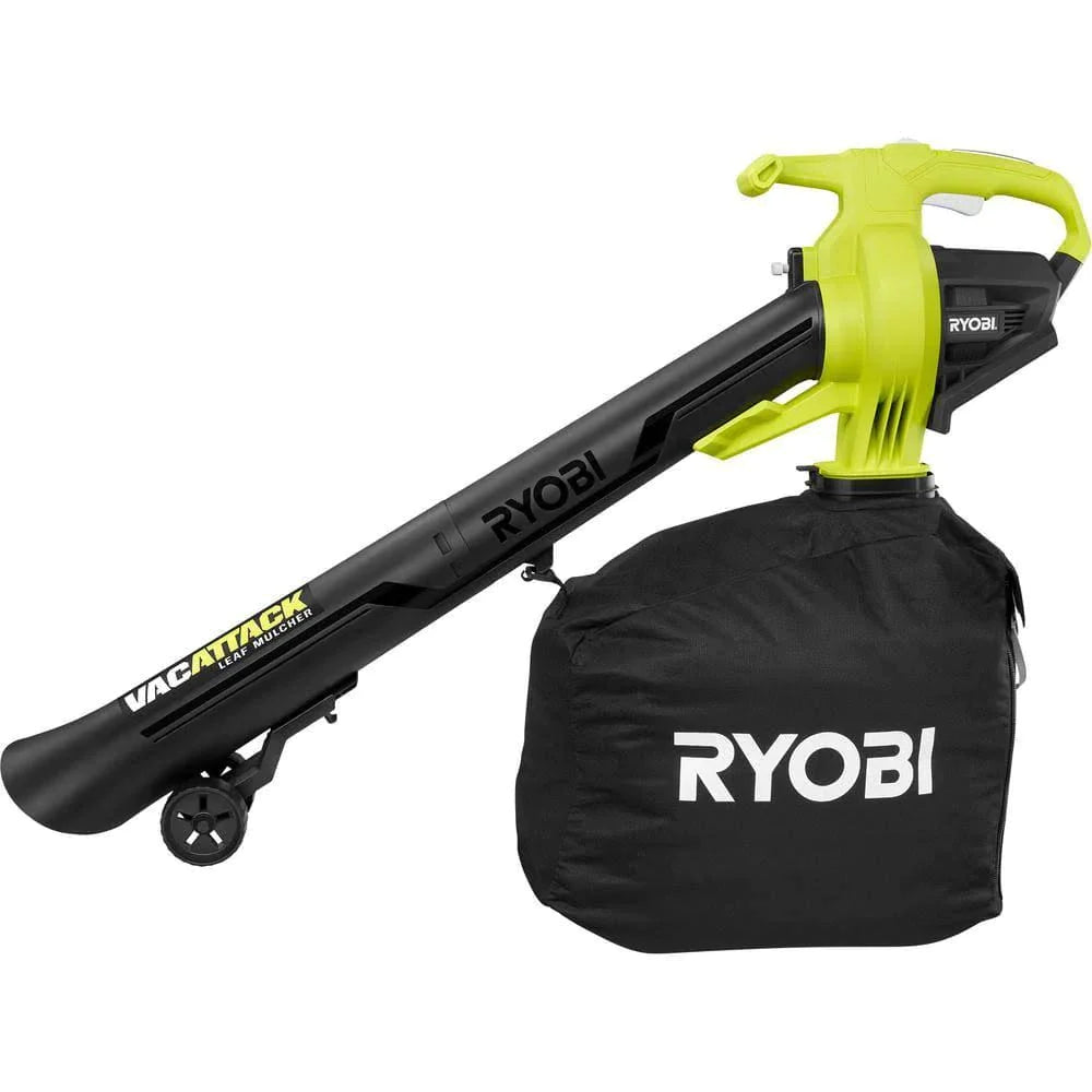 Ryobi 40-Volt Lithium-Ion Cordless Battery Leaf Vacuum/Mulcher (Tool Only) - MadeInUSA