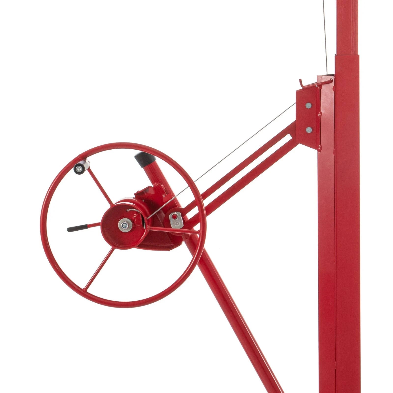 VEVOR Drywall Rolling Lifter Panel 11ft Sheetrock Lift Drywall Lift 150lb Weight Capacity Panel Hoist Jack Tool Steel Material SGBSJJHSB11FTXATNV0 - MadeInUSA