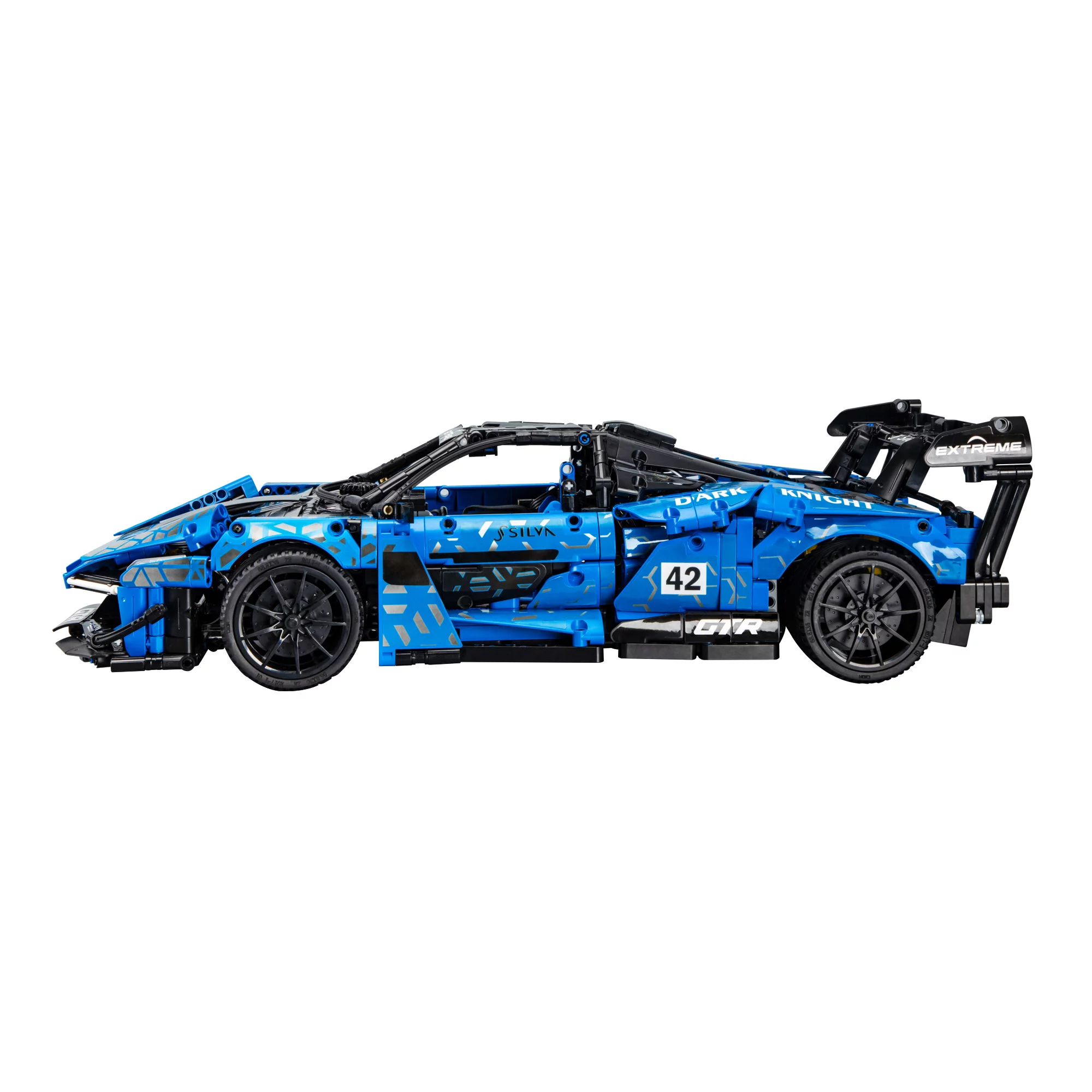 CaDA® Speed Series Model Car Building Set C63003W Blue Knight (2088 Pieces) Can Be Converted into a RC Car for Kids - MadeInUSA