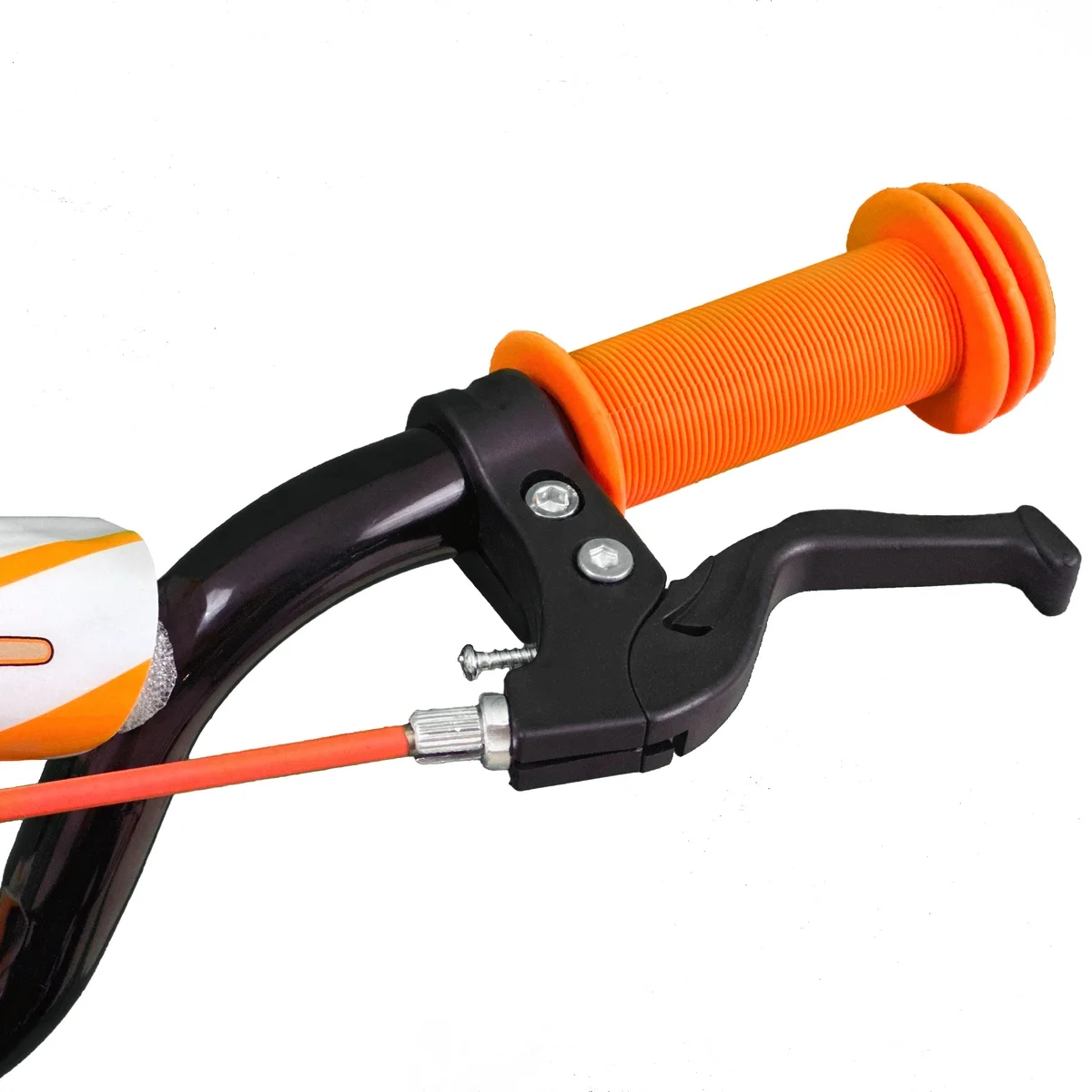 SUNLOVERR Orange Comet Boys Bike for Toddlers and Kids Ages 3-5 Years Old, 12 Inch Kids Bike with Training Wheels & Basket, Boy Bicycle with Handbrake. - MadeInUSA