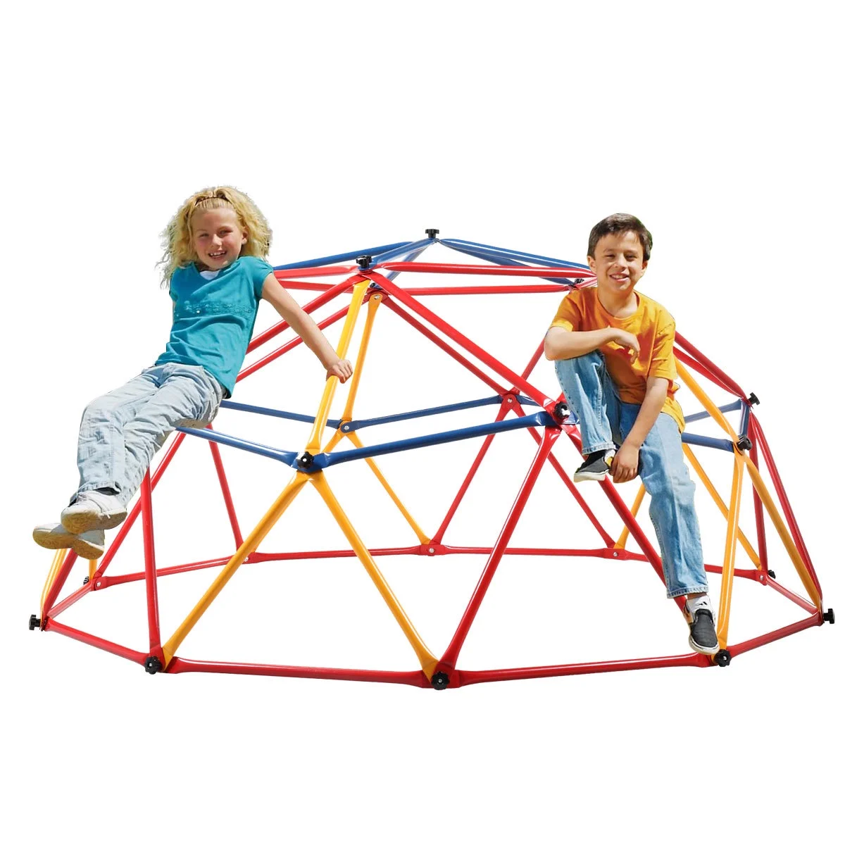 CIPACHO Outdoor Geometric Dome Climber, Playground Climbers Equipment Suitable for 1-6 Kids Climbing Frame - MadeInUSA