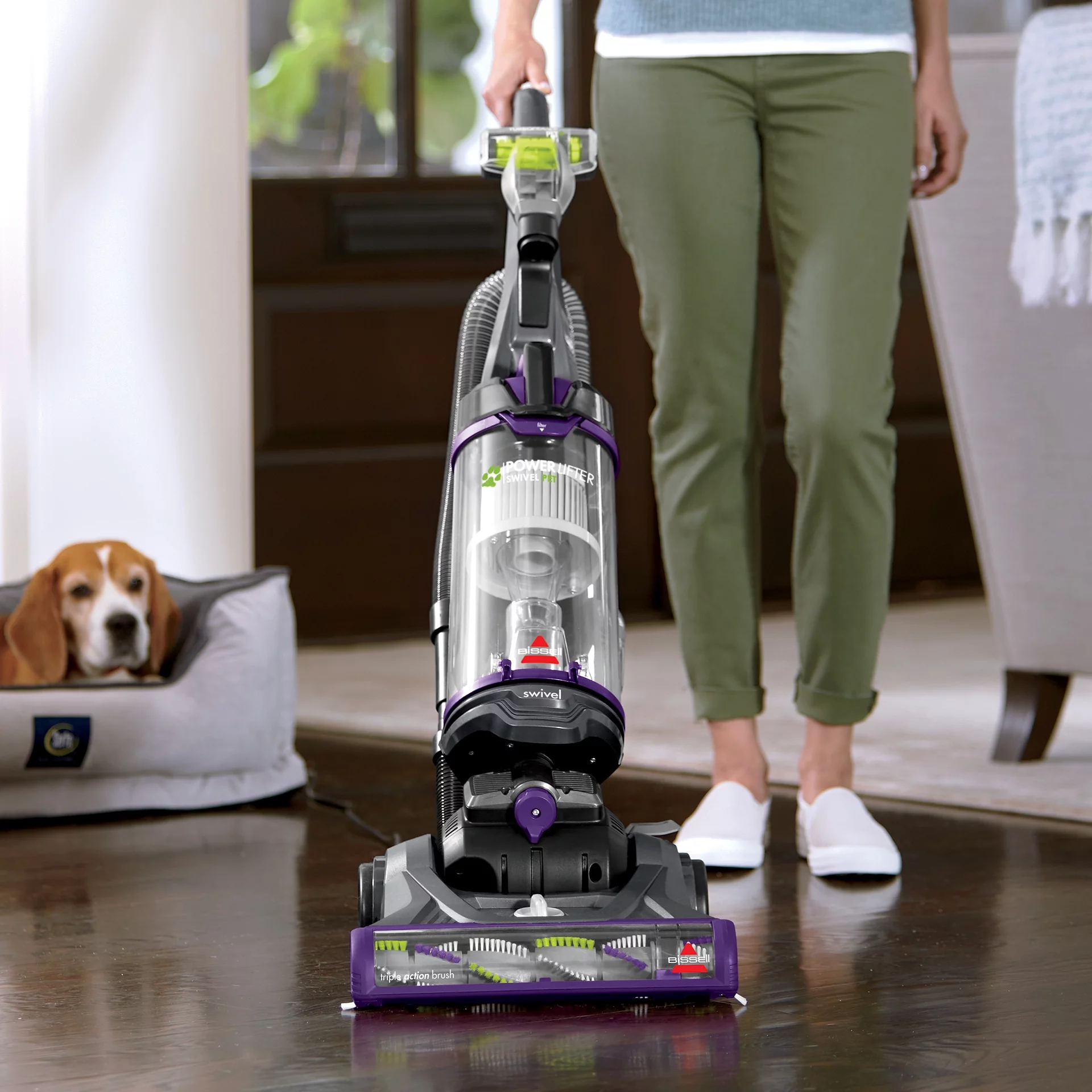 BISSELL Power Lifter Pet with Swivel Bagless Upright Vacuum, 2260 - MadeInUSA