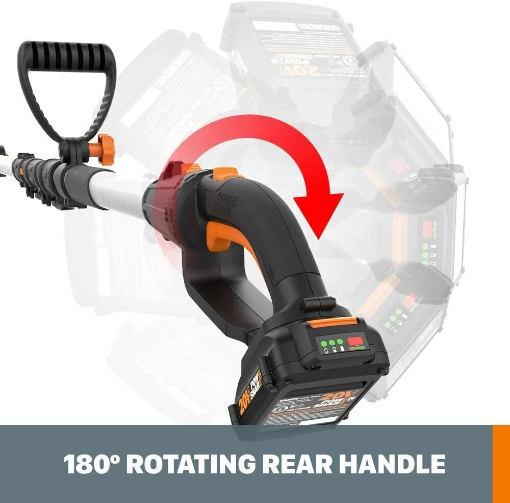 Worx WG349.9 20V Power Share 8" Pole Saw with Auto-Tension (Tool Only) - MadeInUSA