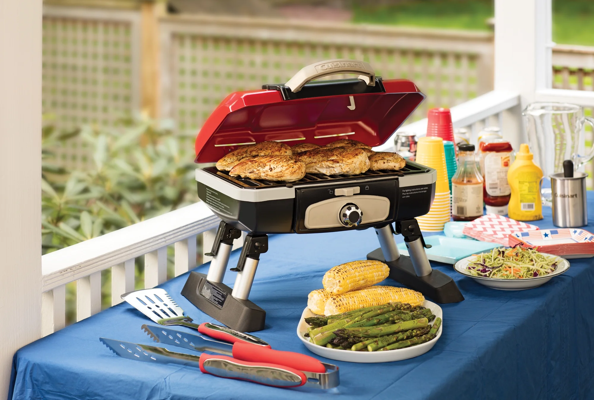 Cuisinart Petite Gourmet Portable Tabletop Gas Grill - MadeInUSA