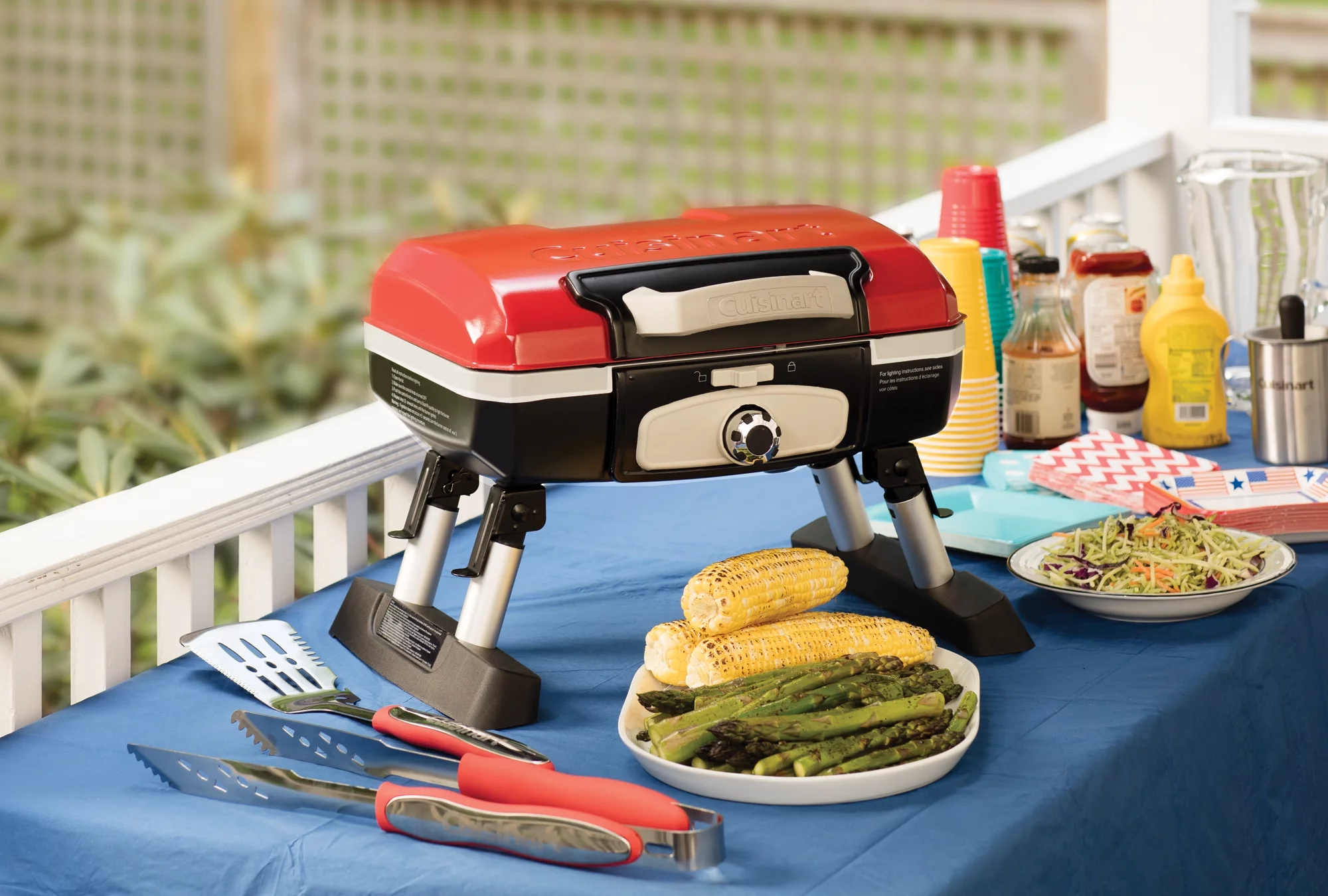 Cuisinart Petite Gourmet Portable Tabletop Gas Grill - MadeInUSA