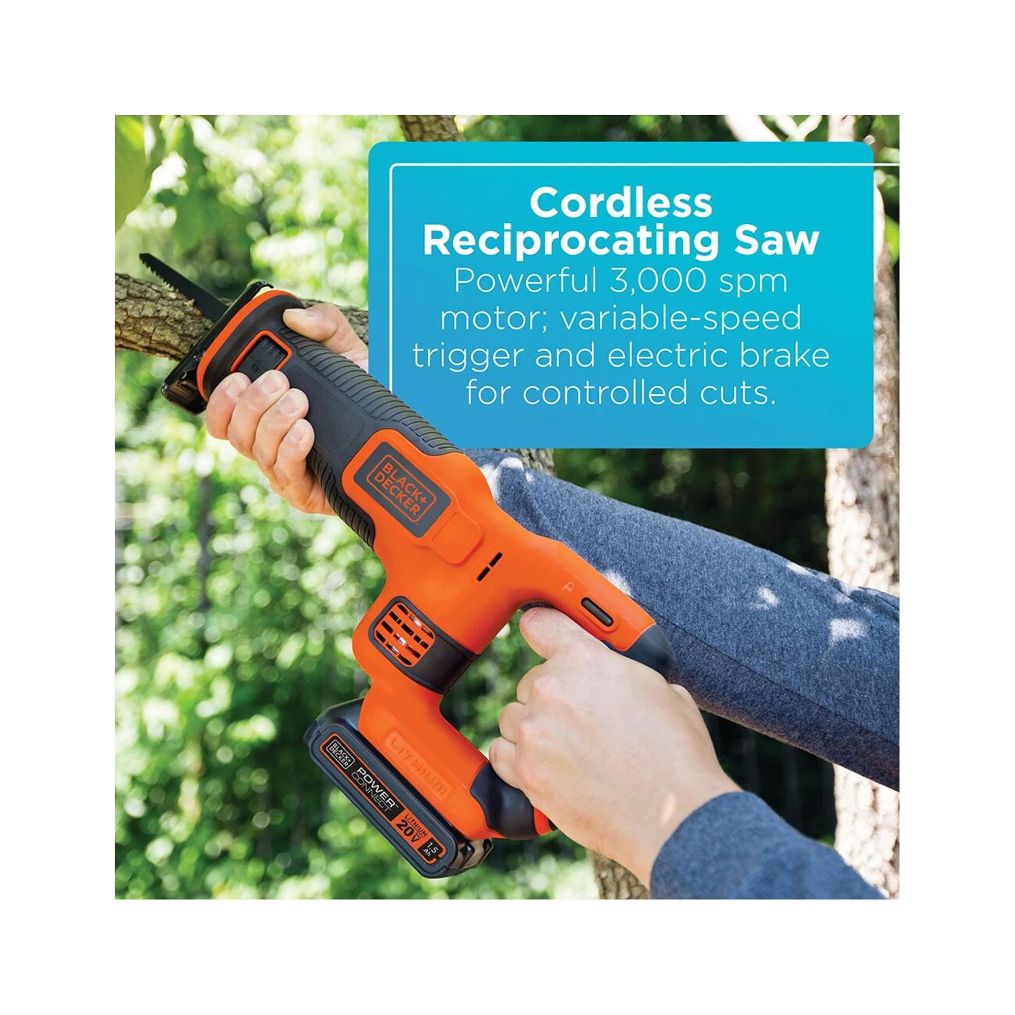 Black & Decker 20 Volt 4-Tool Kit with Drill, Circular Saw, Reciprocating Saw, and Work Light, BD4KITCD7CSRSL - MadeInUSA