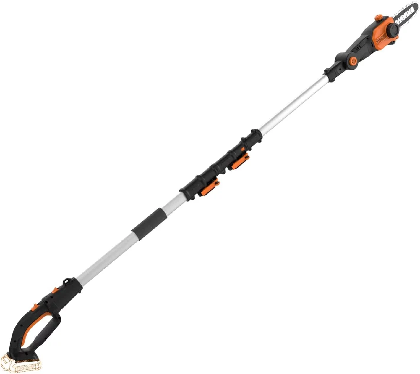 Worx WG349.9 20V Power Share 8" Pole Saw with Auto-Tension (Tool Only) - MadeInUSA