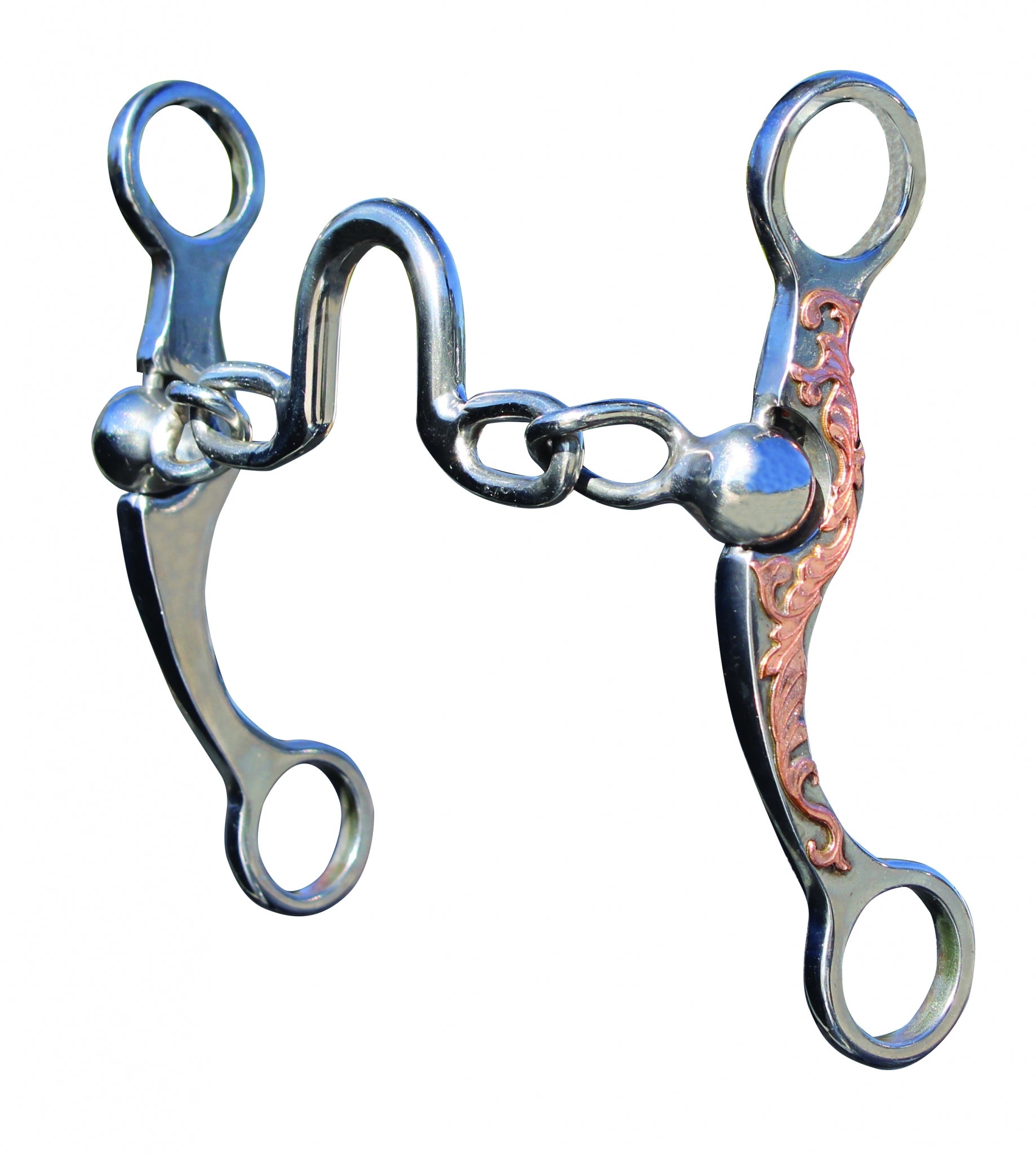 Pro Choice Stockman 6in Copper Port Chain Bit