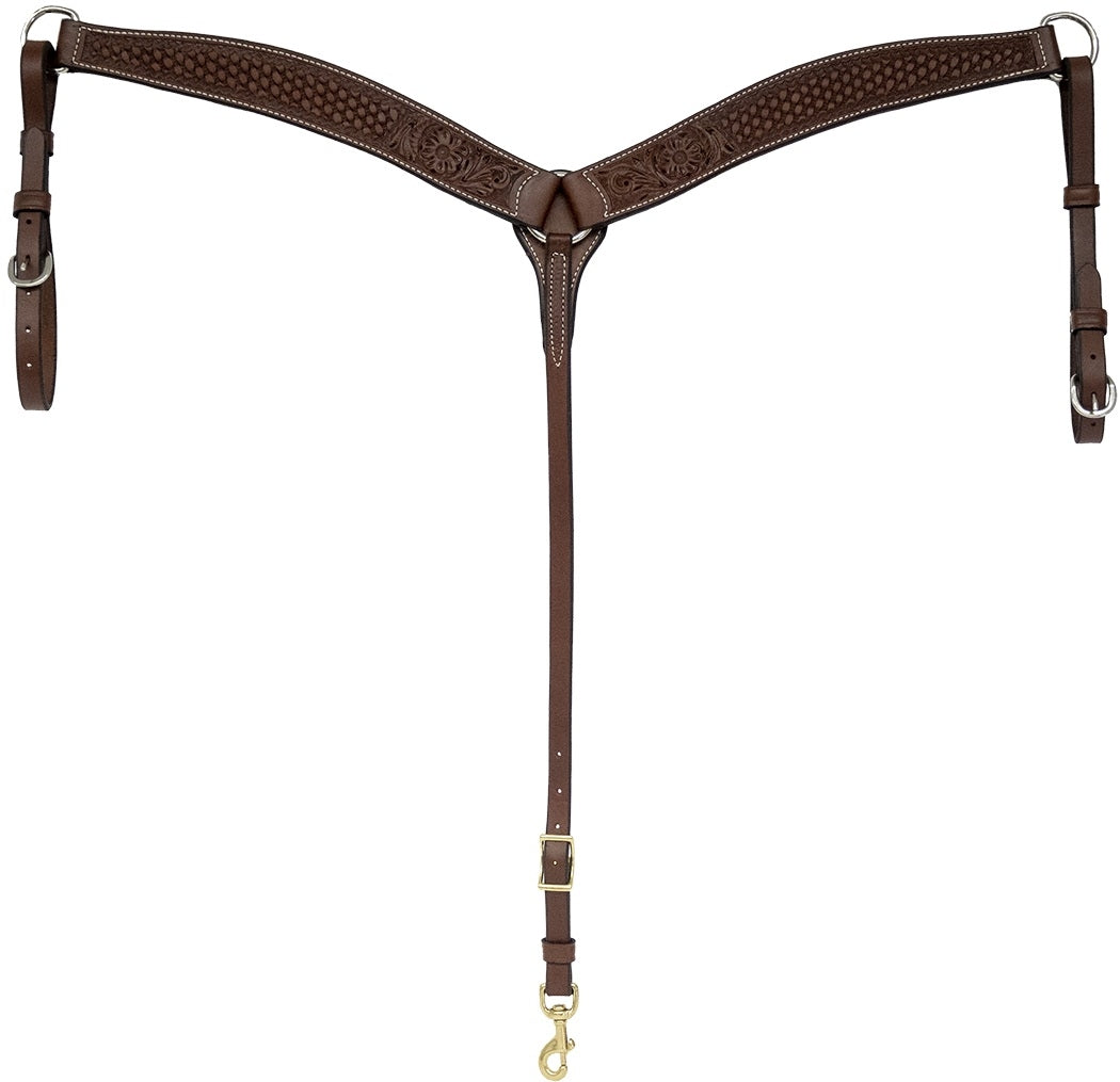 Mustang Combo Leather Breast Collar