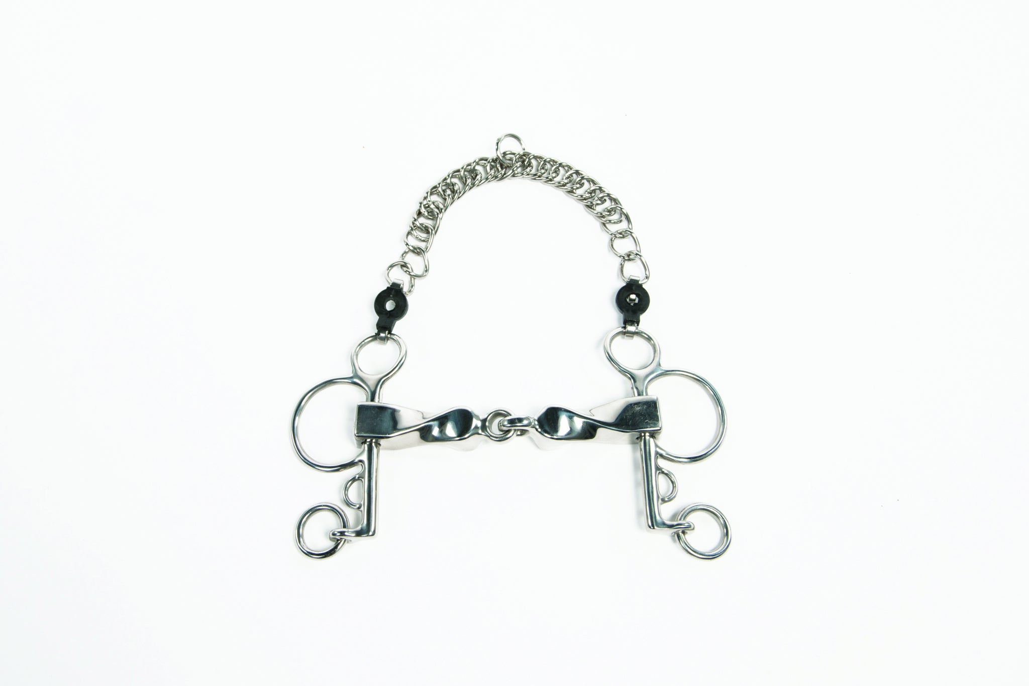 Metalab Stainless Steel Pelham with Large Twisted Mouthpiece