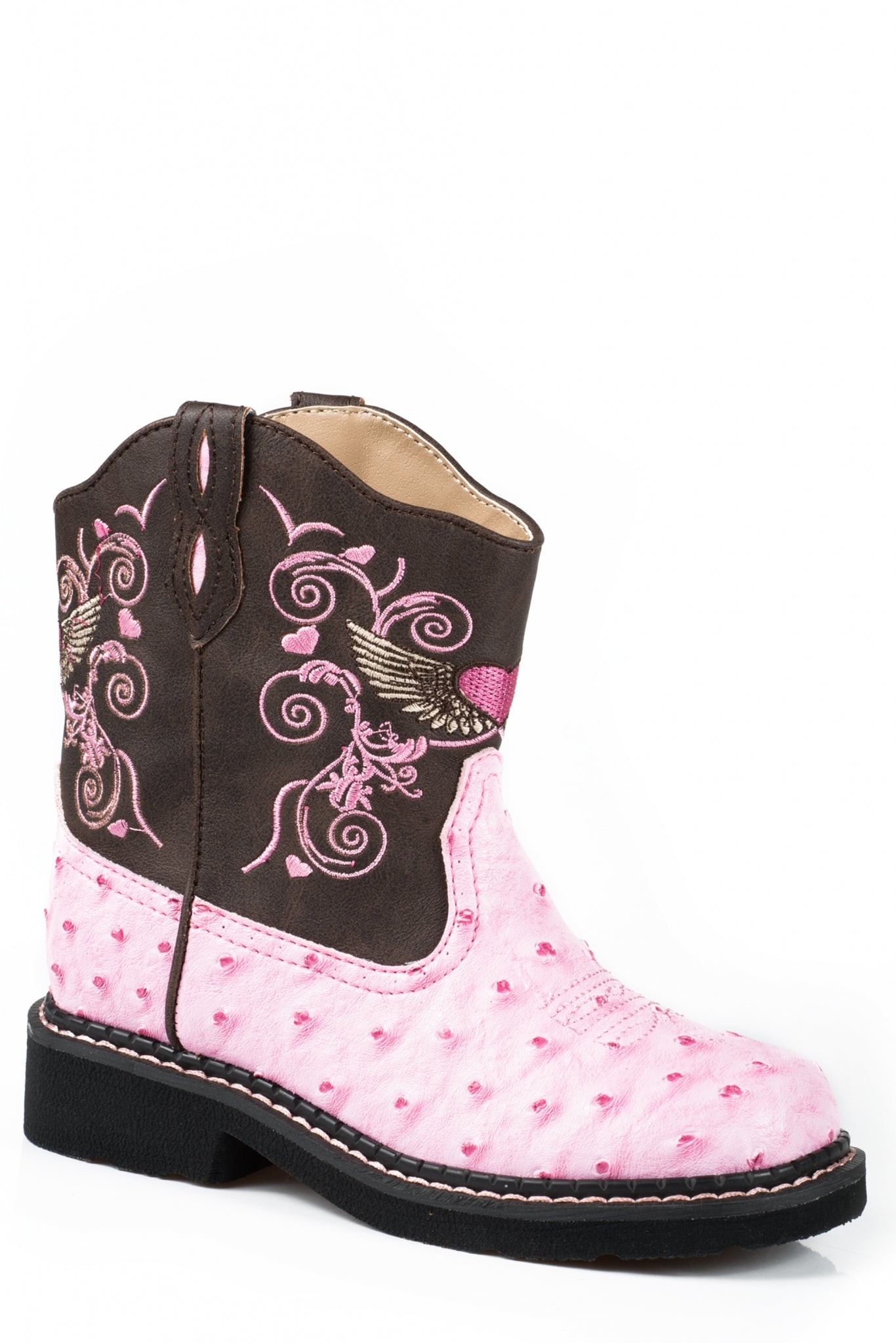 Roper Kids Winged Heart Fashion Cowgirl Boots