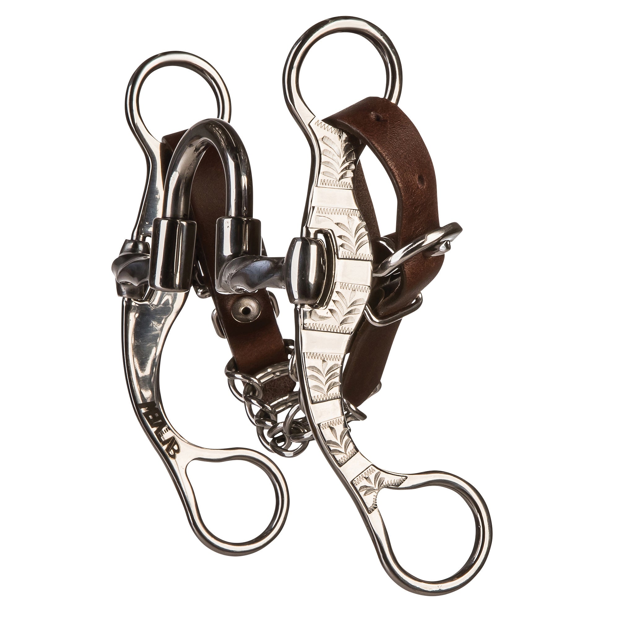 Cowboy Tack Bernard Fonck Correctional Bit Short Shank Cheeks