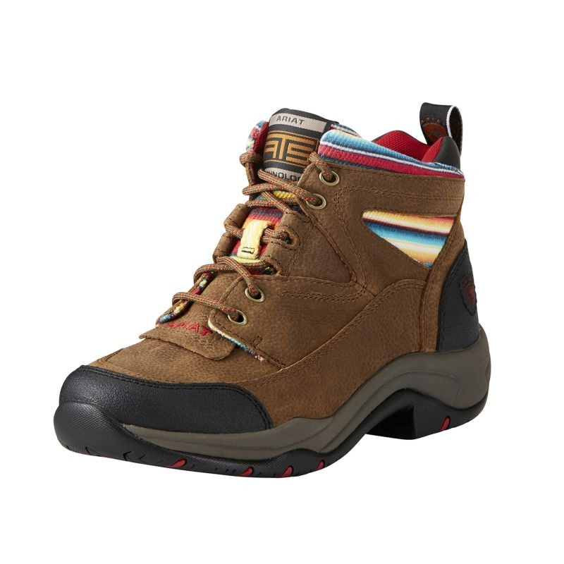 Ariat Ladies Terrain Walnut/Serape Boots 9.5