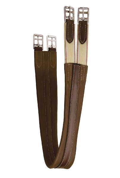 Tory Leather Contour English Girth with Elastic
