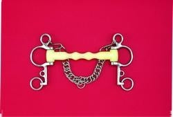 Happy Mouth Shaped Mullen Mouth Pelham Bit